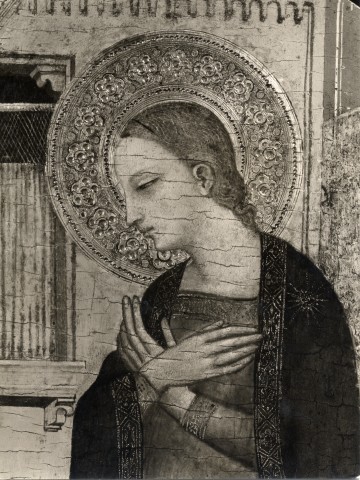 A. C. Cooper — Anonimo fiorentino sec. XIV - Maria Vergine annunciata — particolare
